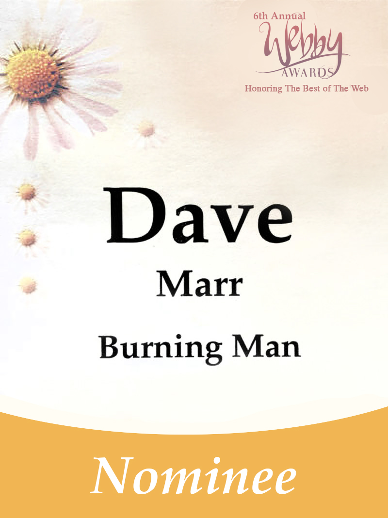 David Marr, Webby Nomination